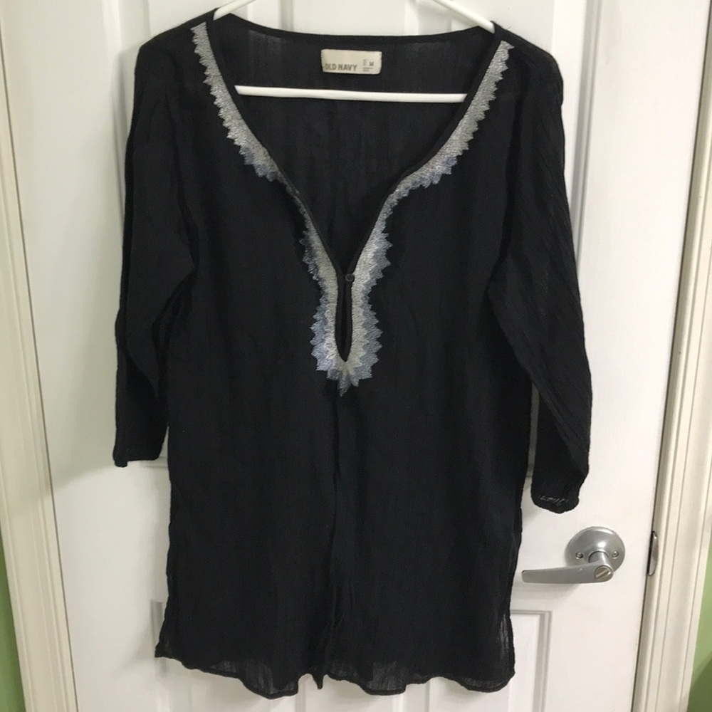 Old navy cover up shirt size medium